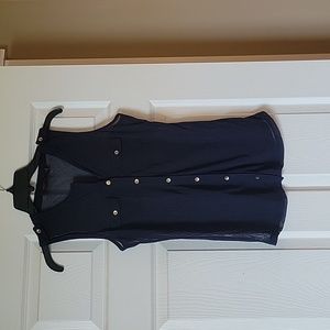 The Limited Size XS Button Up Tank Top